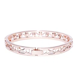 Jewels Galaxy Multicoloured 18K Rose Gold-Plated Handcrafted Bangle-Style Bracelet image 2