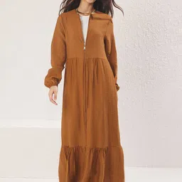 Trendyol Round Neck Longline Open Front Shrug-picture-47