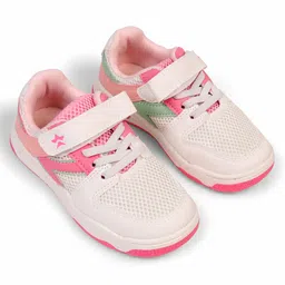 Cute Walk by Babyhug Casual Shoes With Velcro Closure - White-image-22