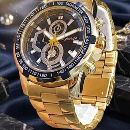 Skylark Men Patterned Dial & Bracelet Style Straps Analogue Watch edific_Gold_black_S-picture-19