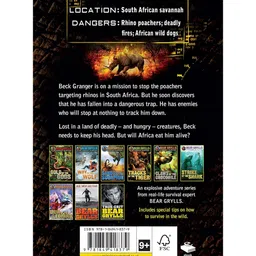 penguin random house Mission Survival 7: Rage of the Rhino Story Book By Bear Grylls - English image 2