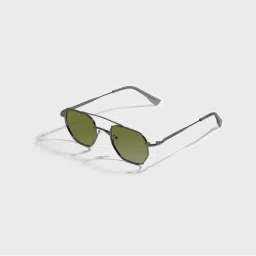 SAM AND MARSHALL Jason Metal Polarized 400UV Protection Wayfarers Green Sunglasses-image-39