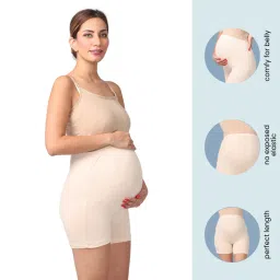 Morph Maternity Pack Of 2 Maternity Under Shorts - Nude image 2