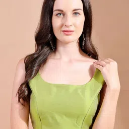 Tikhi Imli Square Neck Sleeveless Saree Blouse-image-76