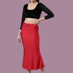 TWIN BIRDS High Rise Stretchable Shimmer Saree Shapewear image 4