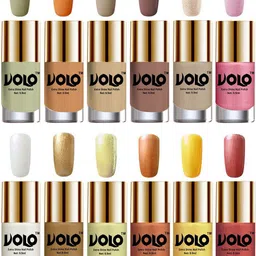 VOLO Set Of 12 Luxury Super Shine Nail Polish - 9.9 ml Each-Combo-No-95 image 1