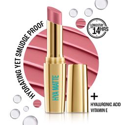 Lakme 9to5 Hya Matte Hydrating Smudge Proof Lipstick - Blush Business BM2-picture-49