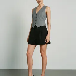 Phosphorus Women Wrinkled Relaxed Fit Shorts image 2