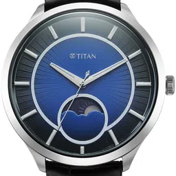 Titan Men Dial & Leather Straps Analogue Watch 10028SL01 image 5