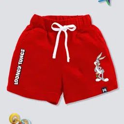 YK X Minute Mirth Boys Pure Cotton Looney Tunes Printed Shorts image 1