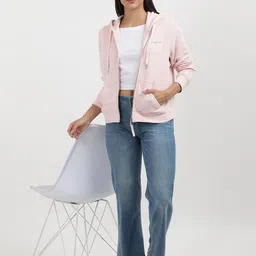 Tommy Hilfiger Women Solid Hooded Sweatshirt image 5