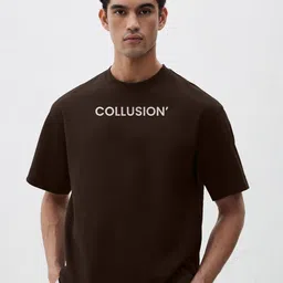 MaverIQ Men Graphic Printed Round Neck Cotton Oversized T-shirt-picture-29