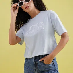 LIMEROAD Women Printed T-shirt-image-47