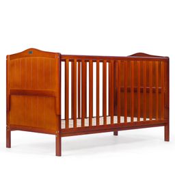 Babyhug Merlino 2 in 1 Wooden Cot Cum Junior Bed with Height Adjustable & Plug and Play Assembly - Walnut-picture-7