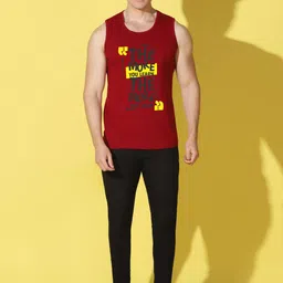 WOOSTRO Pack of 2 Printed Combed Cotton Innerwear Vests with Intelliease Technology image 5