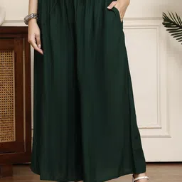 Valles365 by S.C. Women Flared Ethnic Palazzos-picture-31