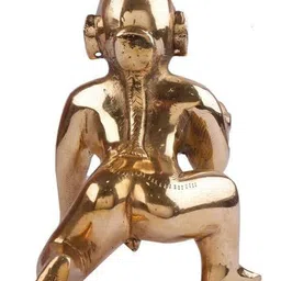 JY Yellow Religious Idol Showpiece image 5