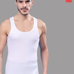 FBAR Pack Of 2 Round Neck Ribbed Cotton Gym Vest R-02-15-picture-29