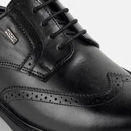 Mochi Men Leather Mid-Top Cushioned Footbed Formal Brogues image 5