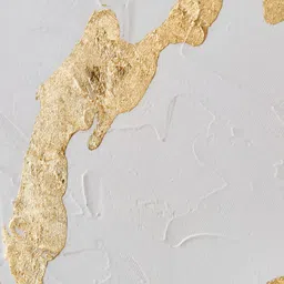 Home Centre White & Gold-Toned Abstract Printed Canvas Wall Art image 5