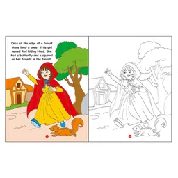 Sawan My First Fairy Tales With Story Complete Colouring Books  Pack Of 8  - English image 2