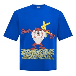 KNN Calcutta Unisex Graphic Printed Round Neck Cotton Oversized T-shirt image 3