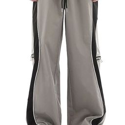 StyleCast x Revolte Men Striped Colourblocked Loose Fit Mid Rise Joggers Trousers-picture-25