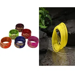SOMIL Set Of 24 Stone Studded Bangle-picture-38