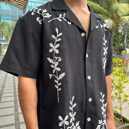 Big Bunny Men Floral Printed Casual Shirt image 4