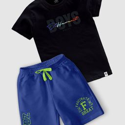CODEZ Boys Printed T-shirt with Shorts-picture-11