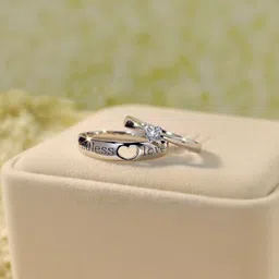J.S ENTERPRISES Set Of 2 Unisex Stainless Steel Artificial Stones Studded Toe Rings-image-37