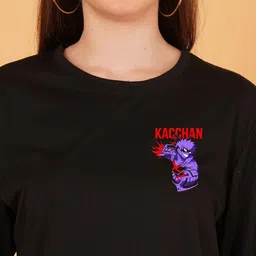 kintu parantu Women Pack Of 2 Typography Printed T-shirt image 3