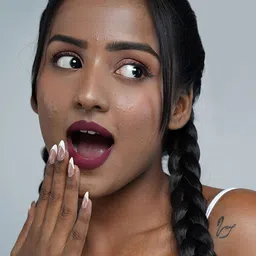 BLUR INDIA Set Of 4 Call Me Daddy Mini Matte Lipstick- 2.5 ml Each- Choco- Plum- Red- Wine image 3