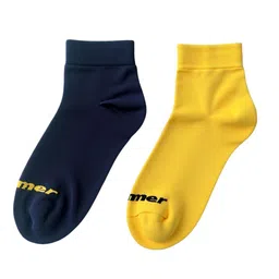 bummer Unisex Pack Of 2 Patterned Ankle Length Socks-picture-13