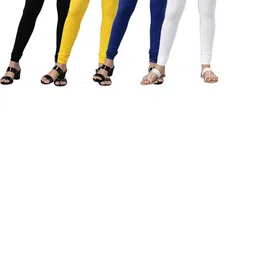 Tik Tok WEARS Girls Black Churidar Length Leggings-image-84
