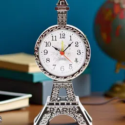 Flenzy Grey & White Vintage Alarm Clock-picture-14
