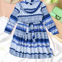 BAESD Floral Print Fit & Flare Dress image 1