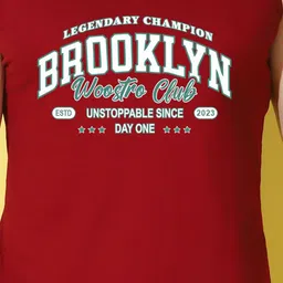 WOOSTRO Men Typography 2 Printed Raw Edge Slim Fit T-shirt image 4