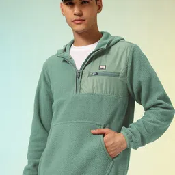 HRX by Hrithik Roshan Fleece Hooded Outdoor Sweatshirt-image-45