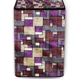 The Furnishing Tree Washing Machine Cover Seamless Pattern Magenta Compatible for Whirlpool 6.5 Kg-picture-3