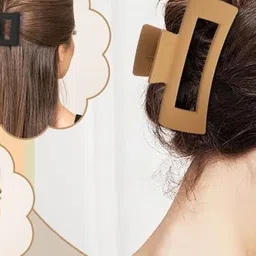 DIVASTRI Women Set of 6 Rectangular Shape Hair Claw Clips image 2