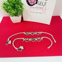 AamNa Enterprises Silver-Plated Anklet image 5