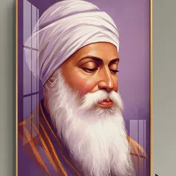 THE NEXT DECOR Purple Glass Religious Wall Paintings-picture-33