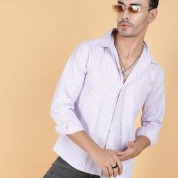 Stylecast X Kotty Checked Spread Collar Long Sleeves Casual Shirt-picture-4