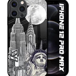 QRIOH Abstract Printed iPhone 12 Pro Max Back Case Mobile Accessories-picture-24