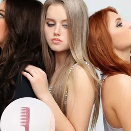 basicare Set Of 2 Wide Teeth Detailing Hair Comb image 2