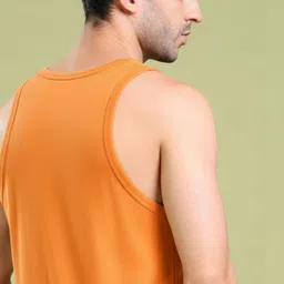 BAESD Printed Scoop Neck Cotton Gym Vest image 3