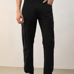 NOBERO Men Tapered Fit Cargos Trousers-picture-13