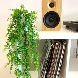 XERGY Green 1 Pieces Hanging Eucalyptus Artificial Plant With Pot image 3