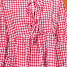 DECORIS Checked Cotton Top image 2